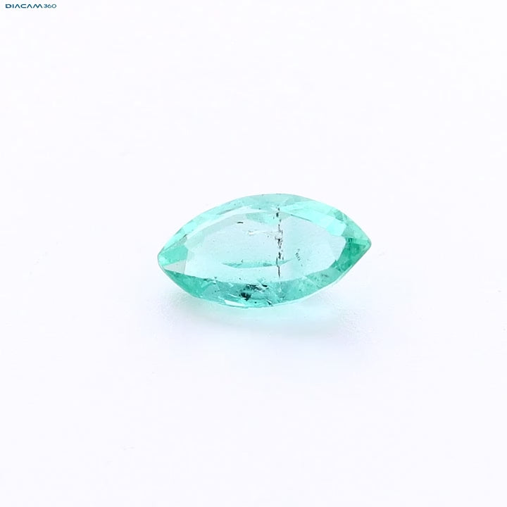 Load video: Emerald gemstone with green color and natural inclusions