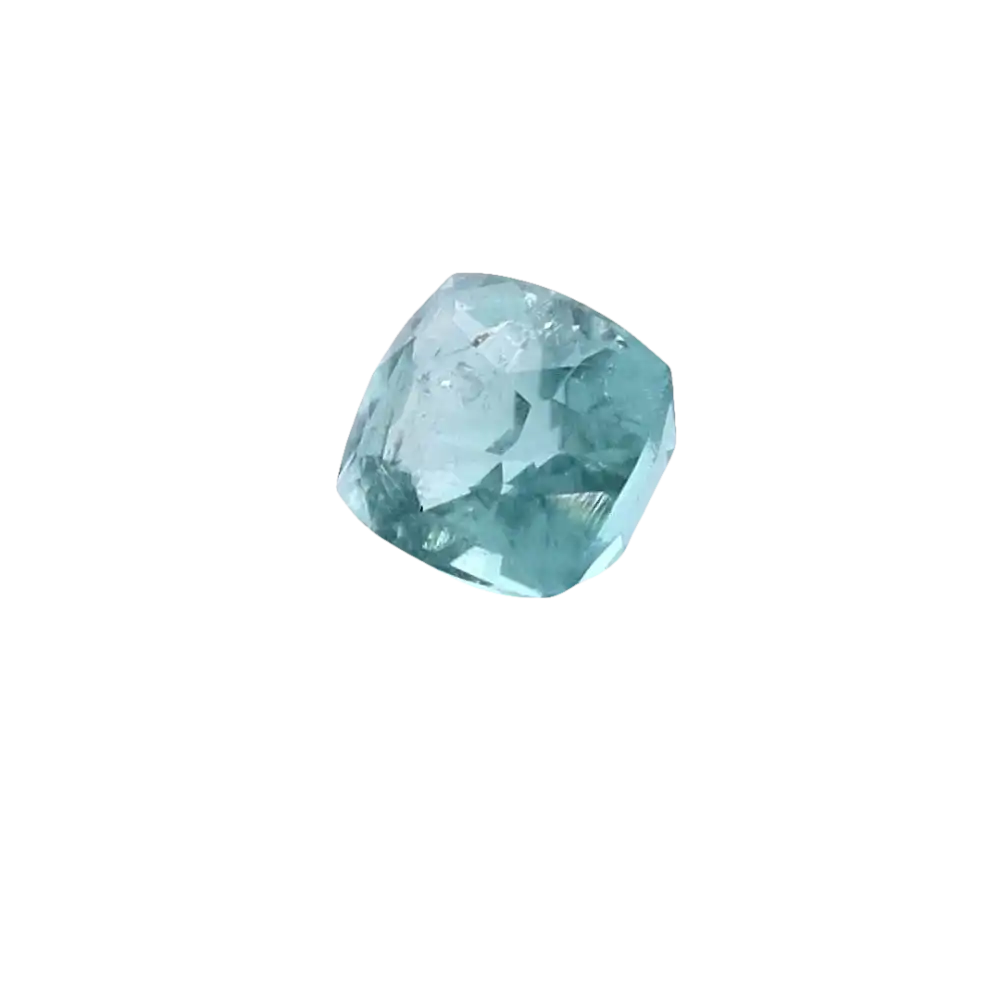 Seeblauer Turmalin Cushion (1,52ct) - Edelstein