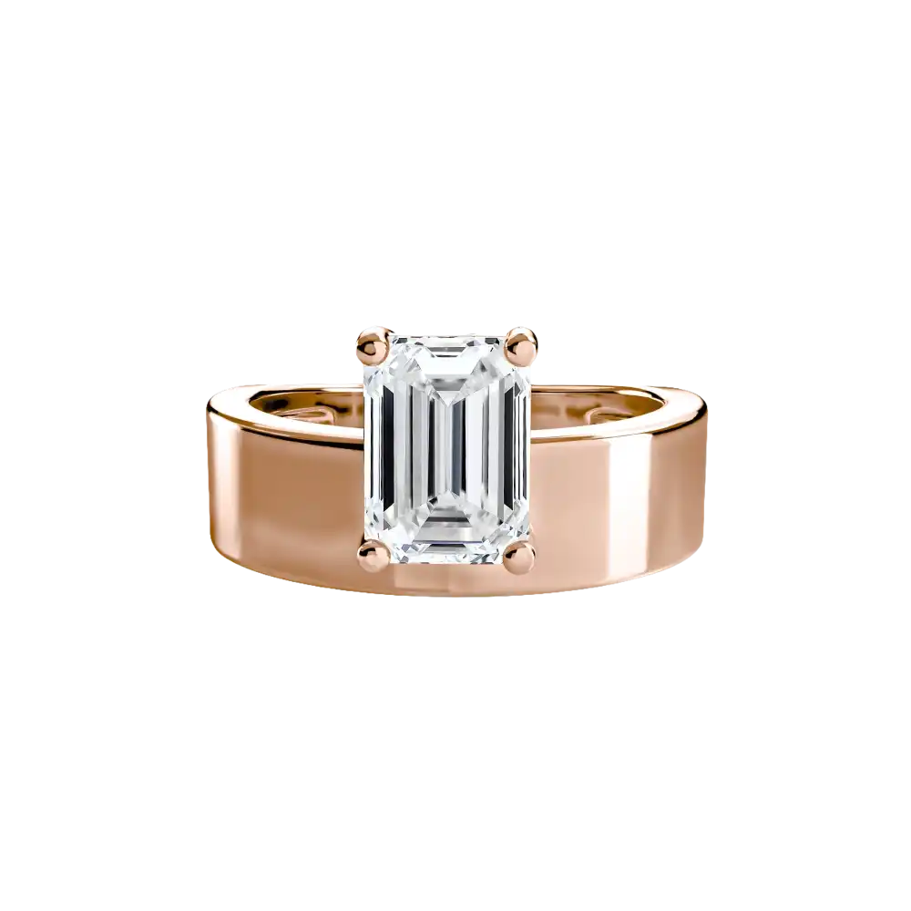 Wide Band Solitaire 2 - setting