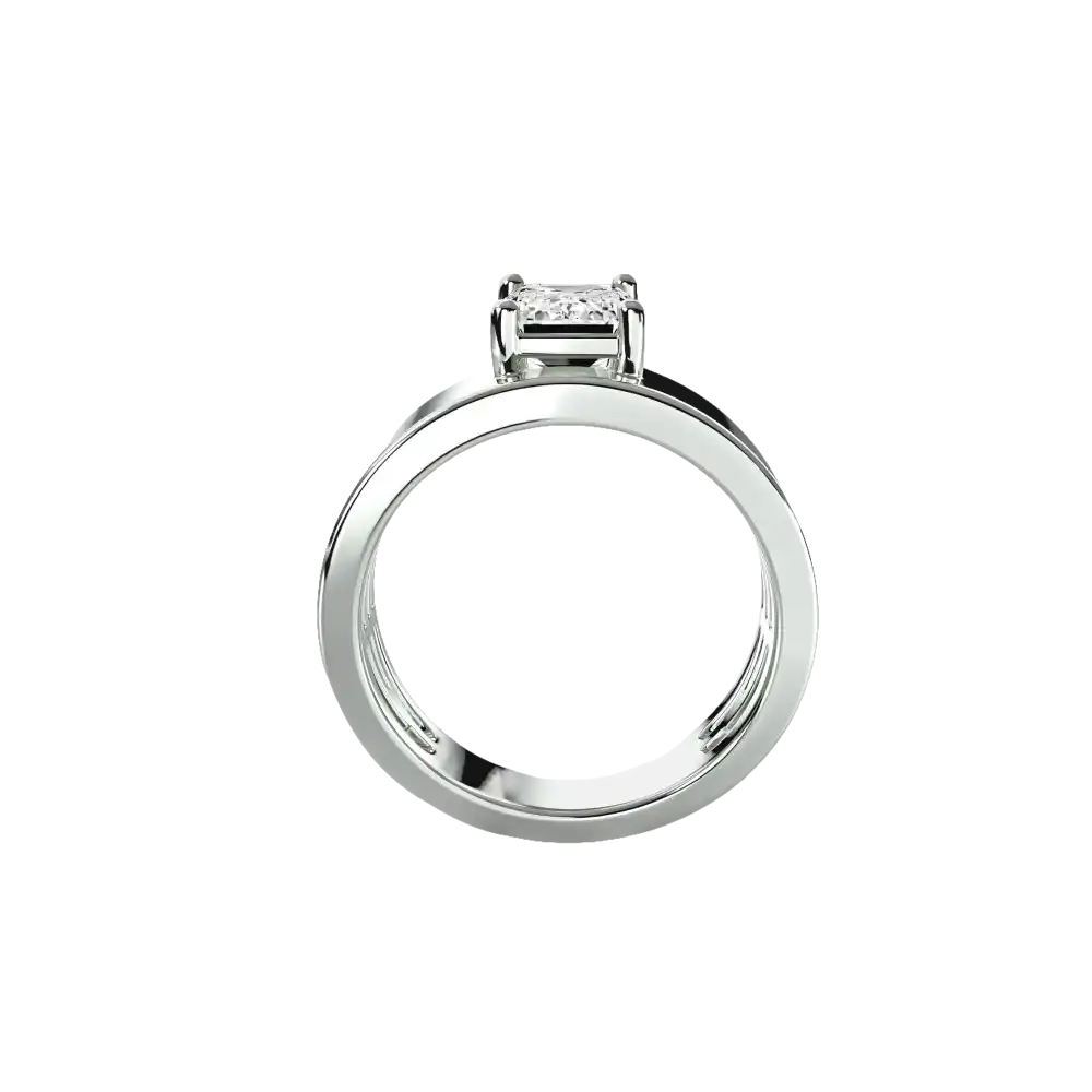 Wide Band Solitaire 2 - setting
