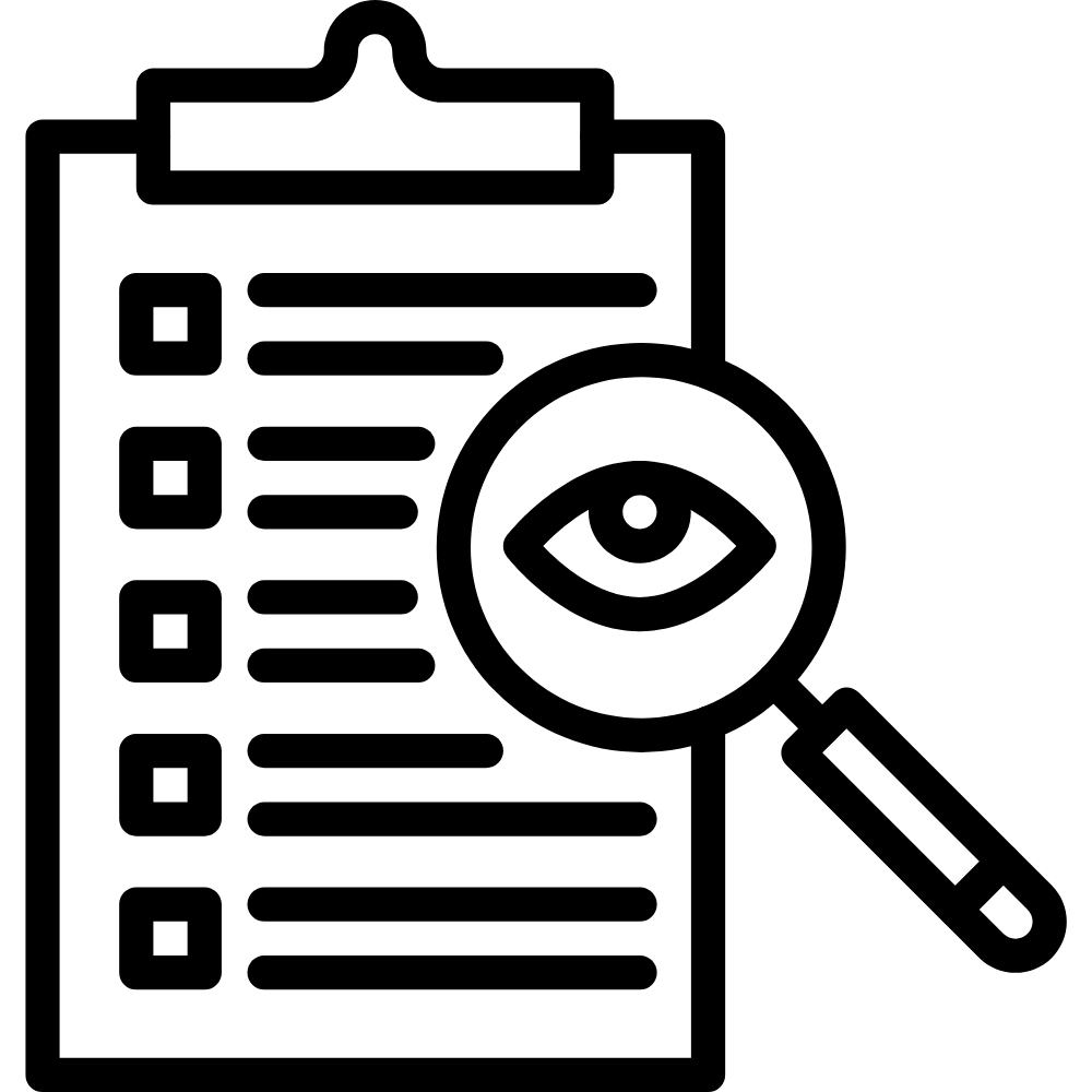Stattliches schwarzes Rechteck.