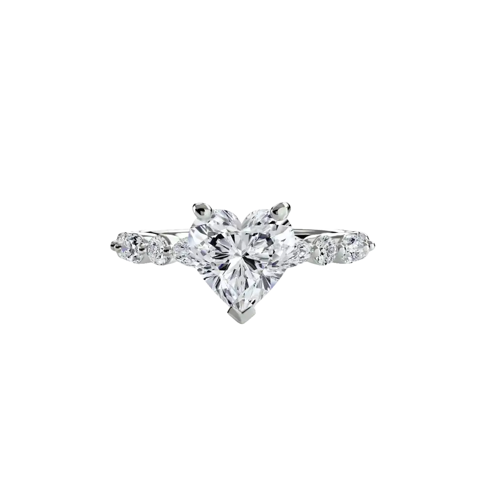 Solitaire with Eternity Pavé 2 - setting