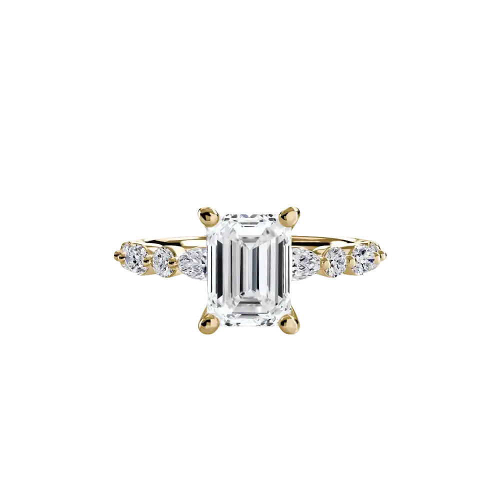 Solitaire with Eternity Pavé 2 - setting