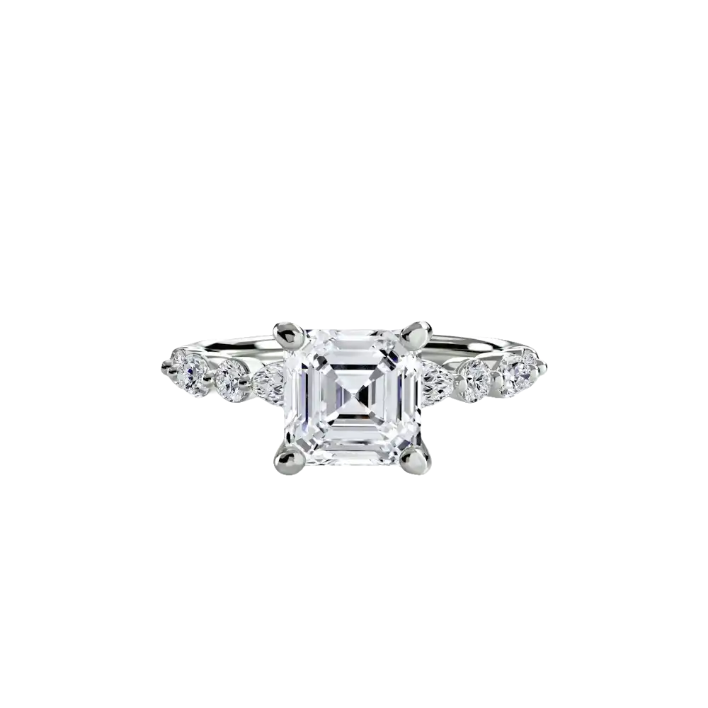 Solitaire with Eternity Pavé 2 - setting