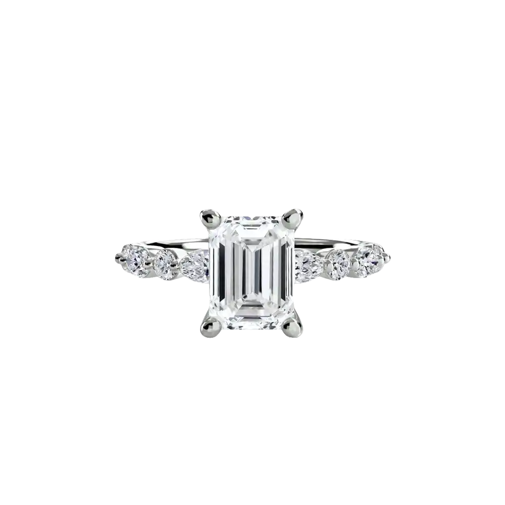 Solitaire with Eternity Pavé 2 - setting