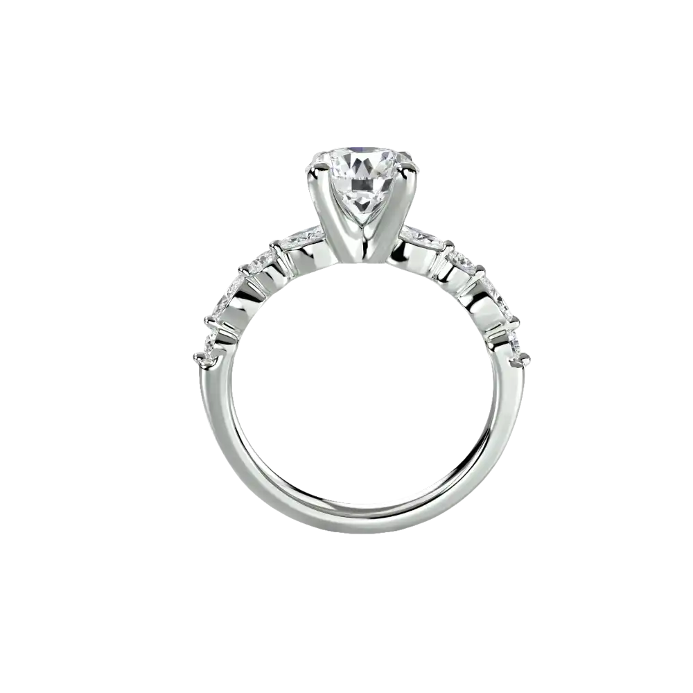 Solitaire with Eternity Pavé 2 - setting