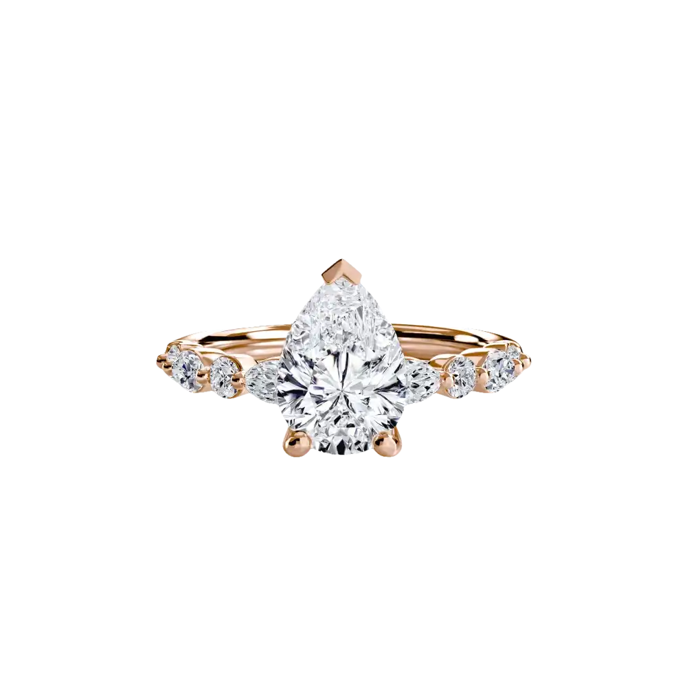 Solitaire with Eternity Pavé 2 - setting