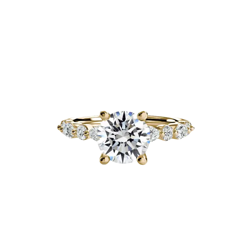 Solitaire with Eternity Pavé 2 - setting