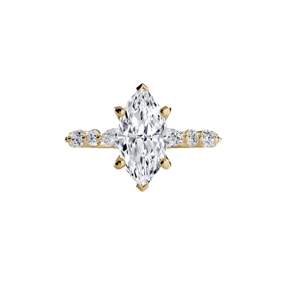 Solitaire with Eternity Pavé 2 - setting