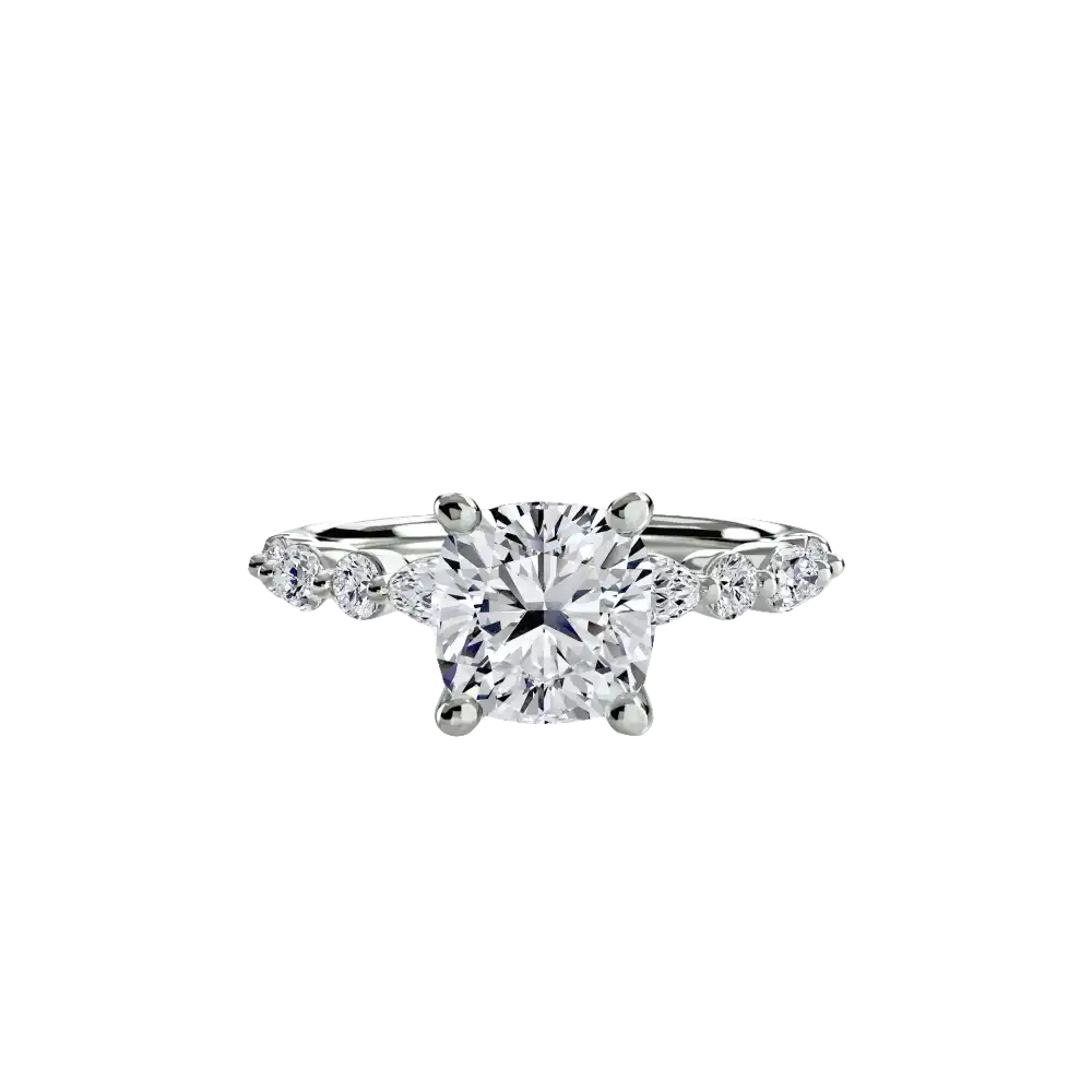 Solitaire with Eternity Pavé 2 - setting