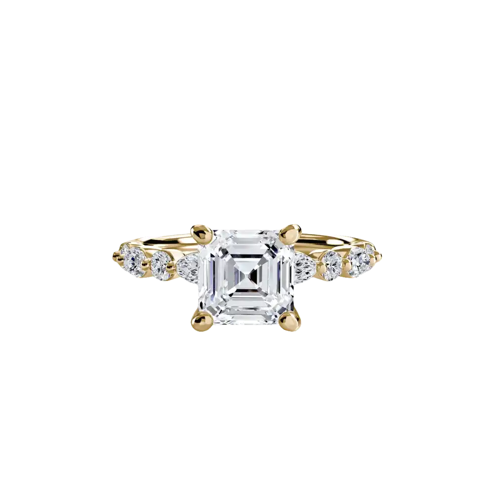 Solitaire with Eternity Pavé 2 - setting