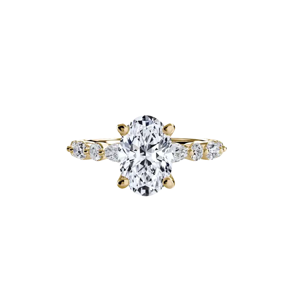 Solitaire with Eternity Pavé 2 - setting