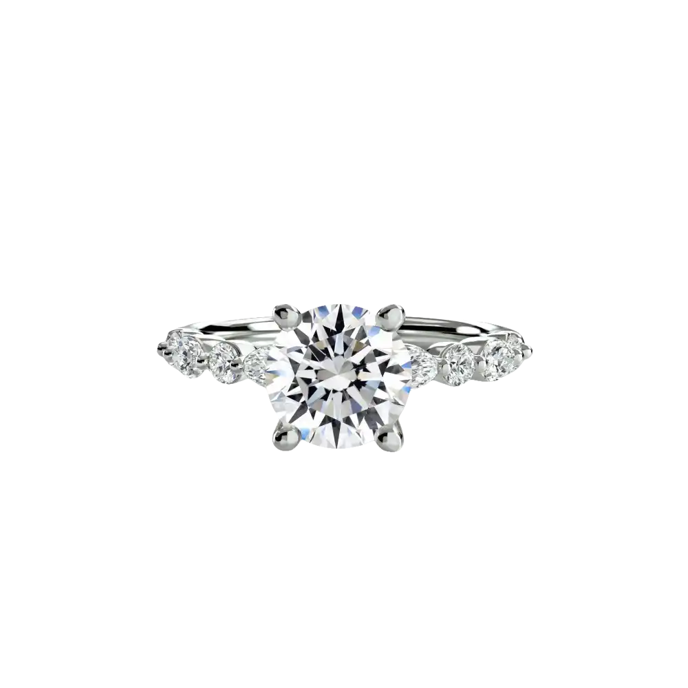 Solitaire with Eternity Pavé 2 - setting