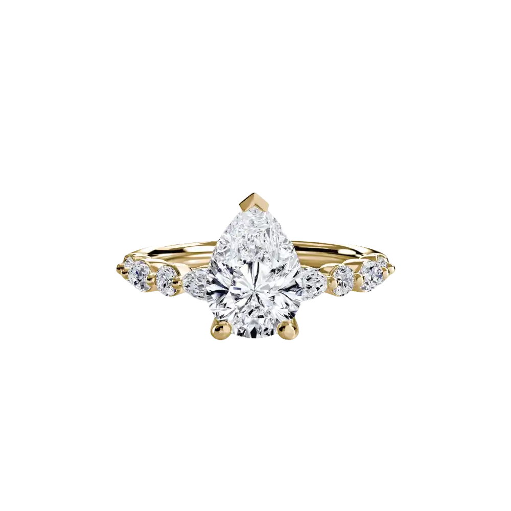 Solitaire with Eternity Pavé 2 - setting
