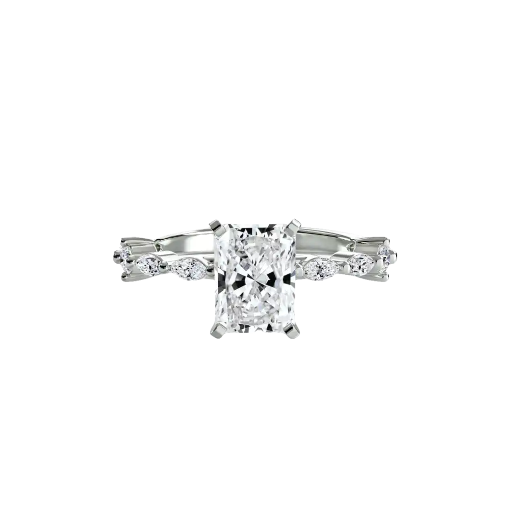 Solitaire with Eternity Pavé - setting