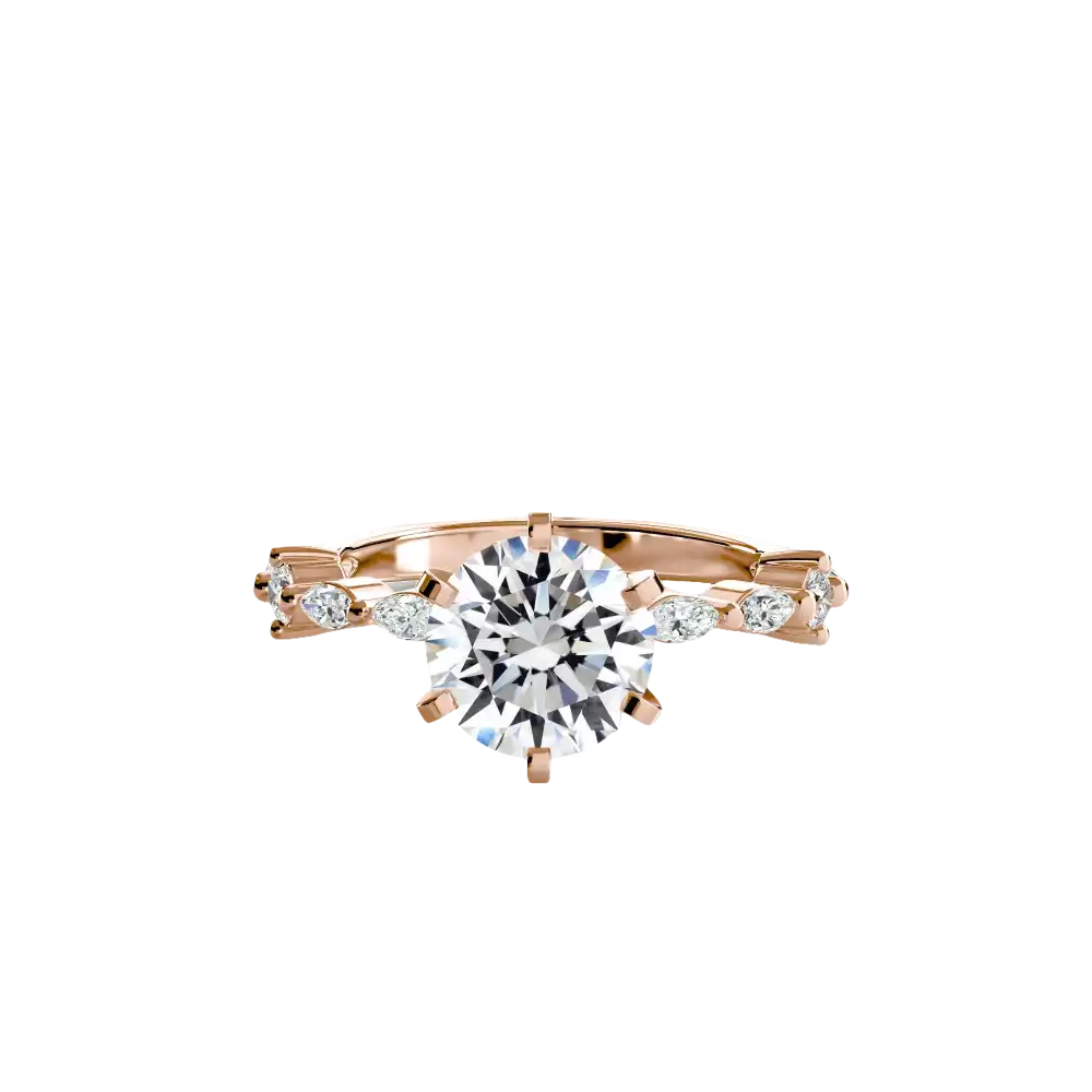 Solitaire with Eternity Pavé - setting