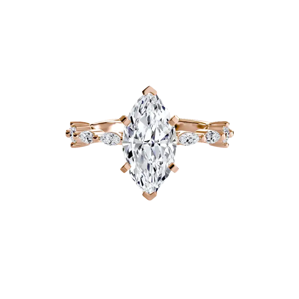 Solitaire with Eternity Pavé - setting