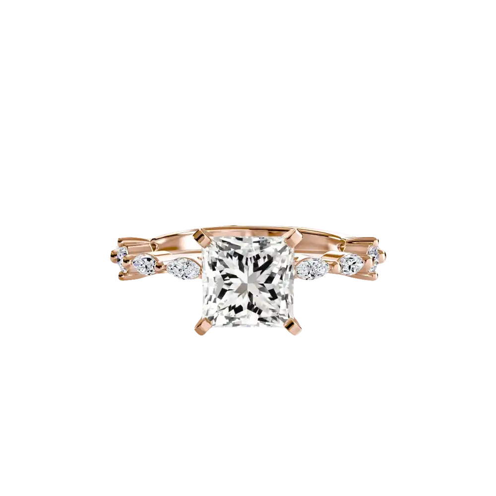 Solitaire with Eternity Pavé - setting