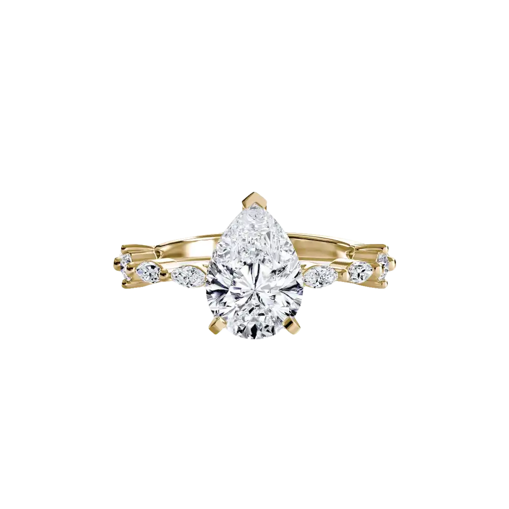 Solitaire with Eternity Pavé - setting