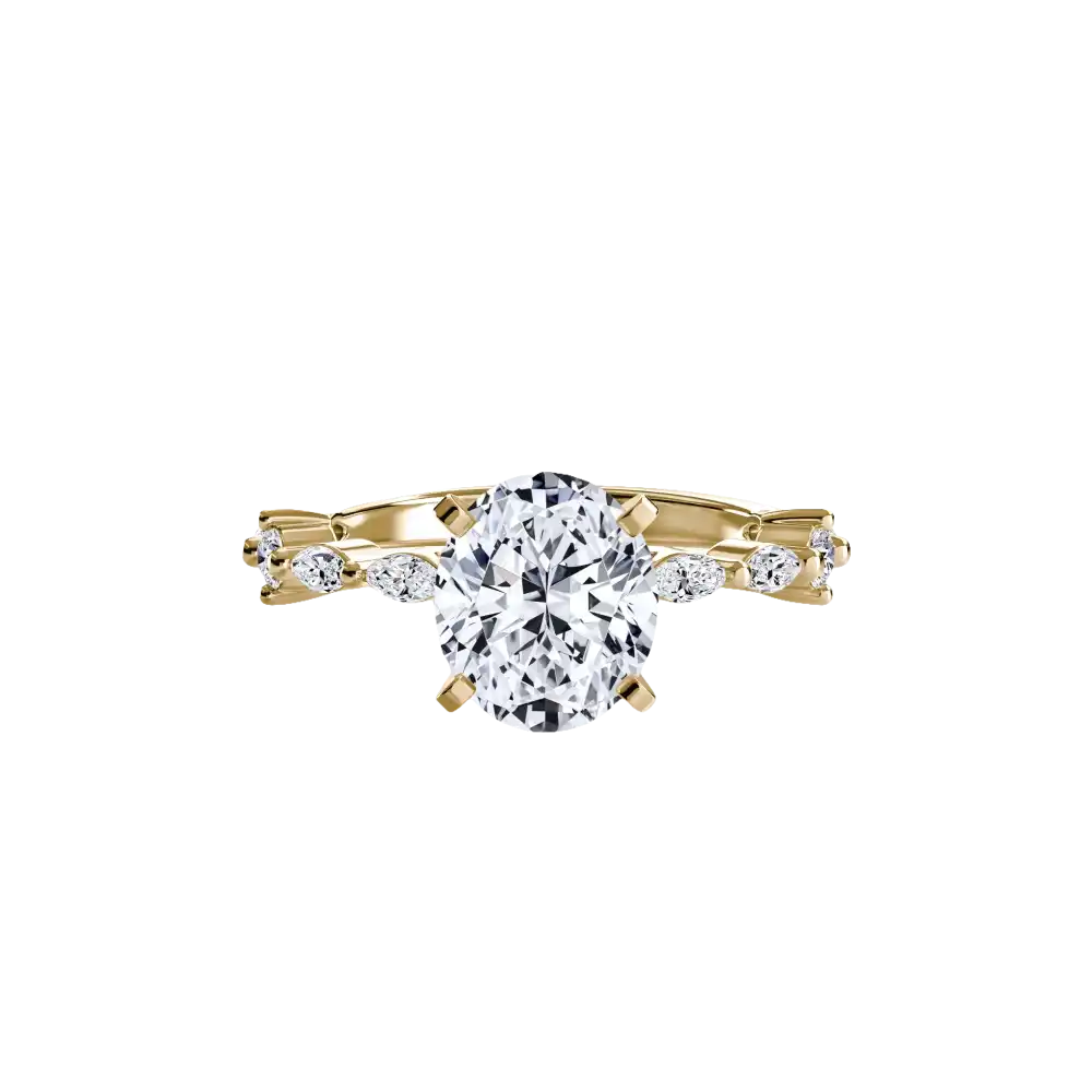 Solitaire with Eternity Pavé - setting