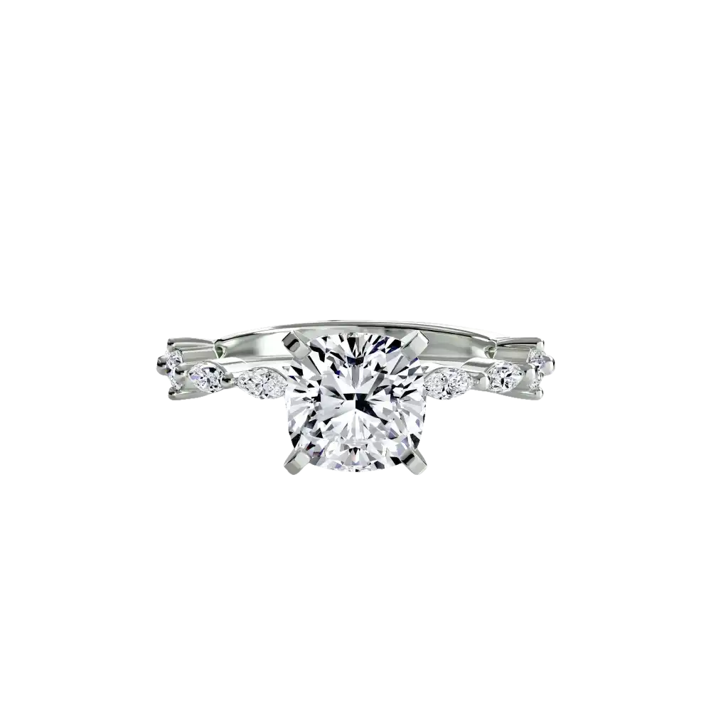 Solitaire with Eternity Pavé - setting