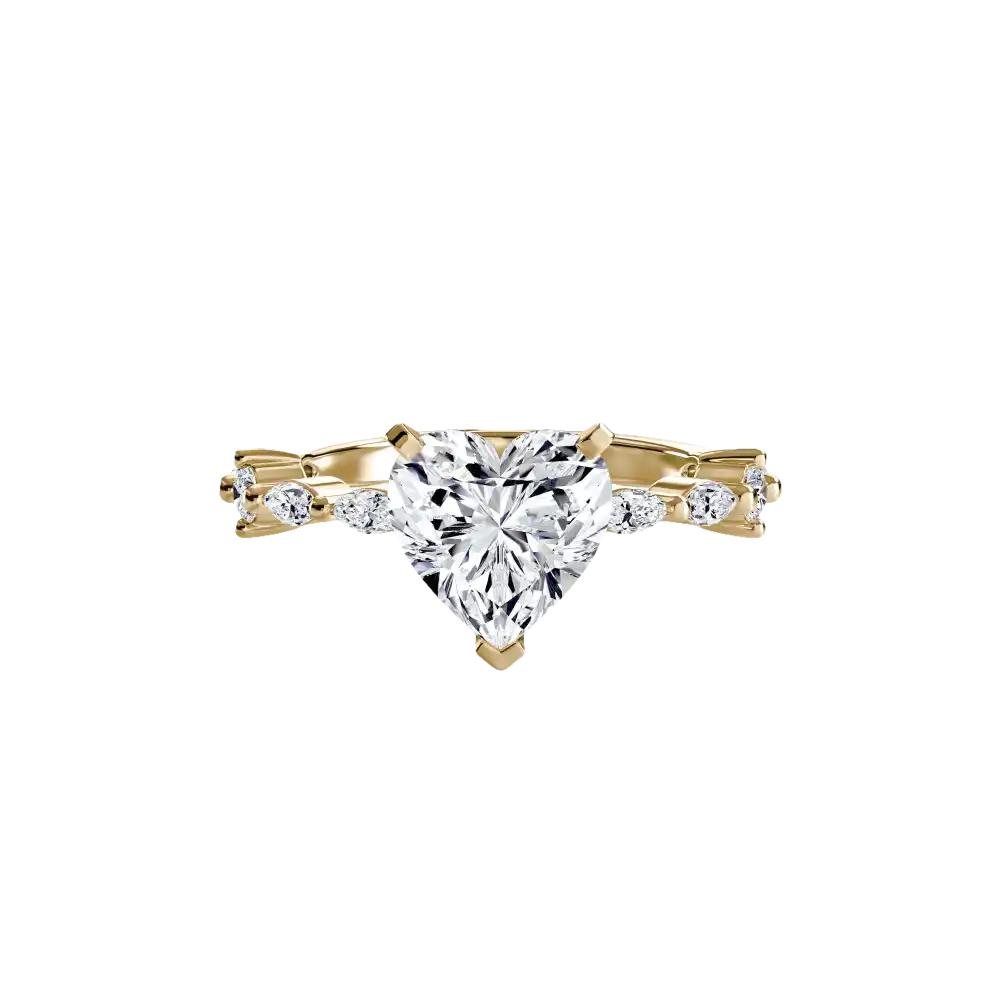 Solitaire with Eternity Pavé - setting