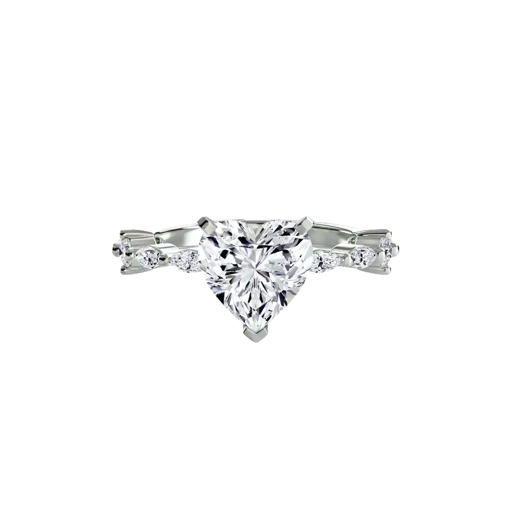 Solitaire with Eternity Pavé - setting