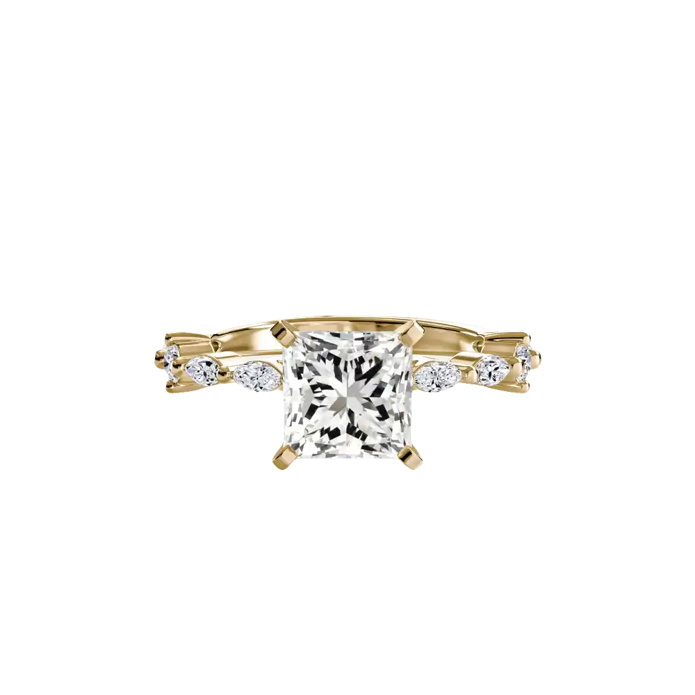 Solitaire with Eternity Pavé - setting