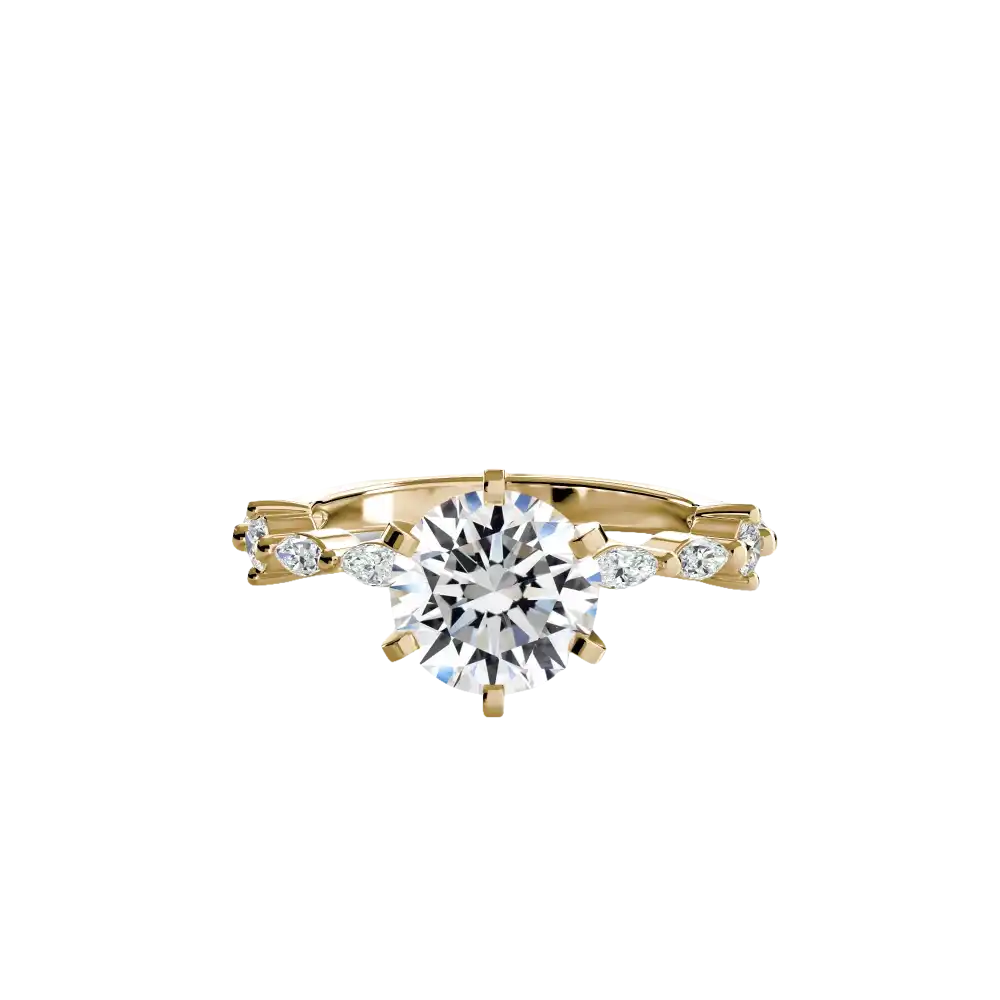 Solitaire with Eternity Pavé - setting