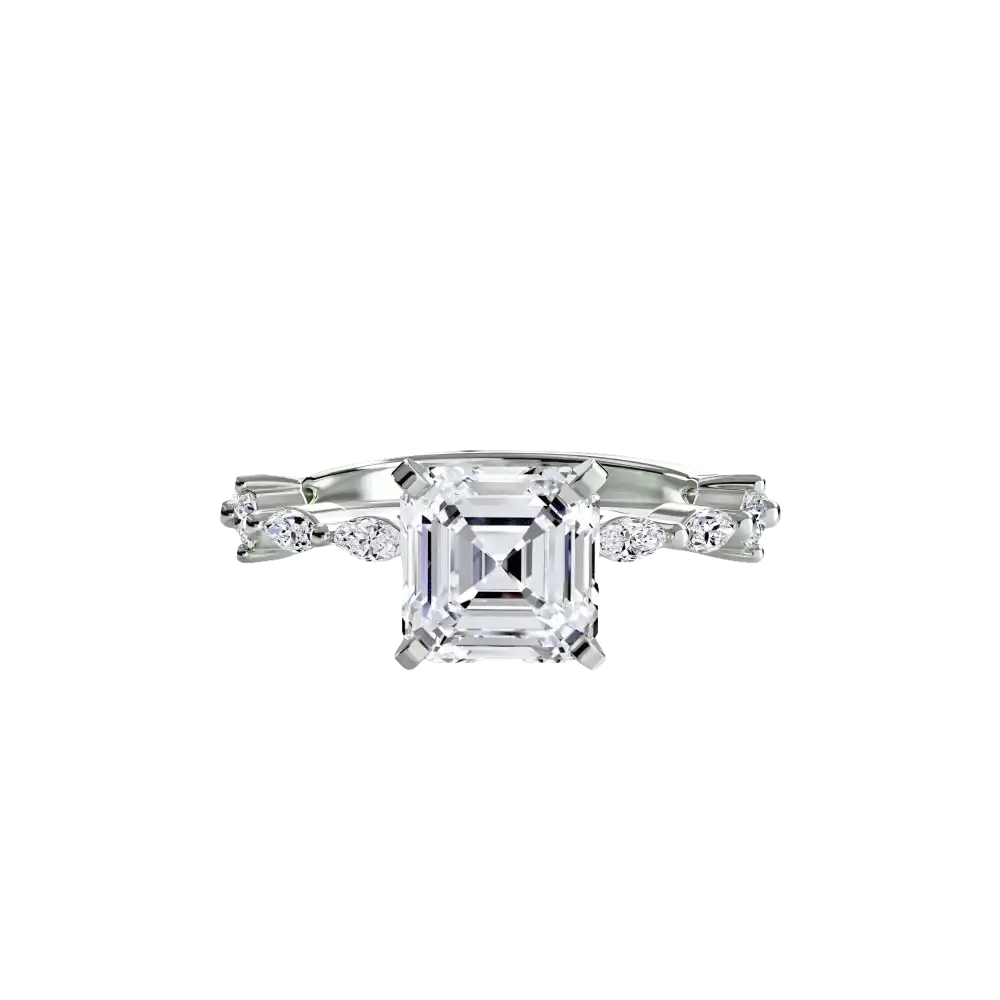 Solitaire with Eternity Pavé - setting