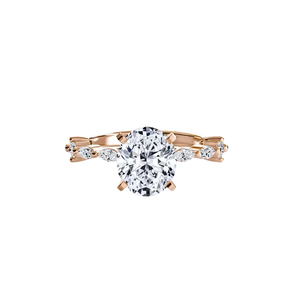Solitaire with Eternity Pavé - setting