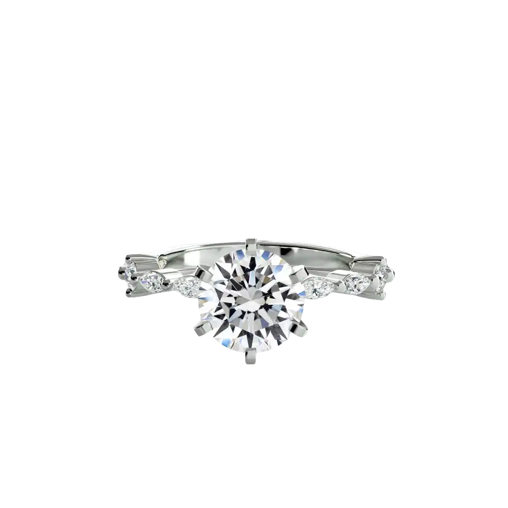 Solitaire with Eternity Pavé - setting