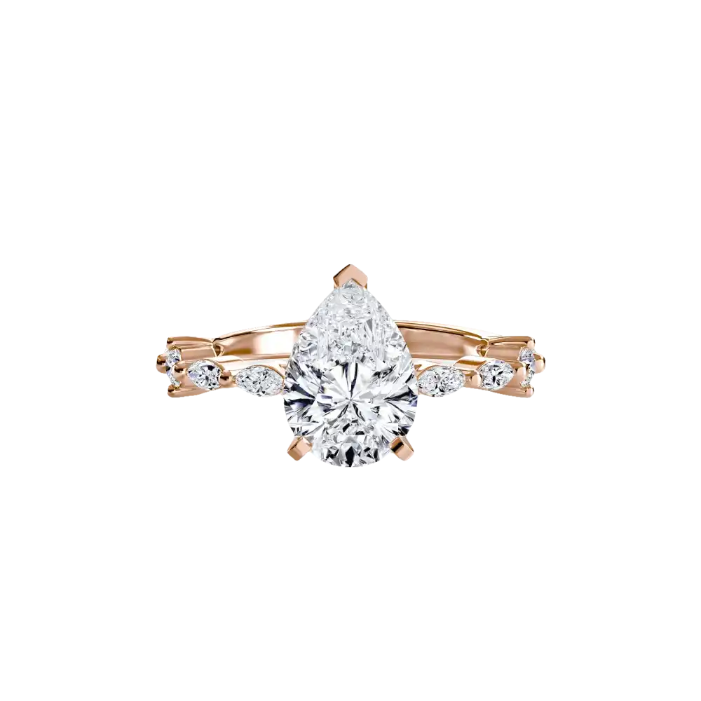Solitaire with Eternity Pavé - setting