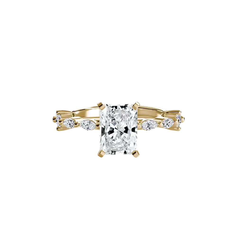 Solitaire with Eternity Pavé - setting