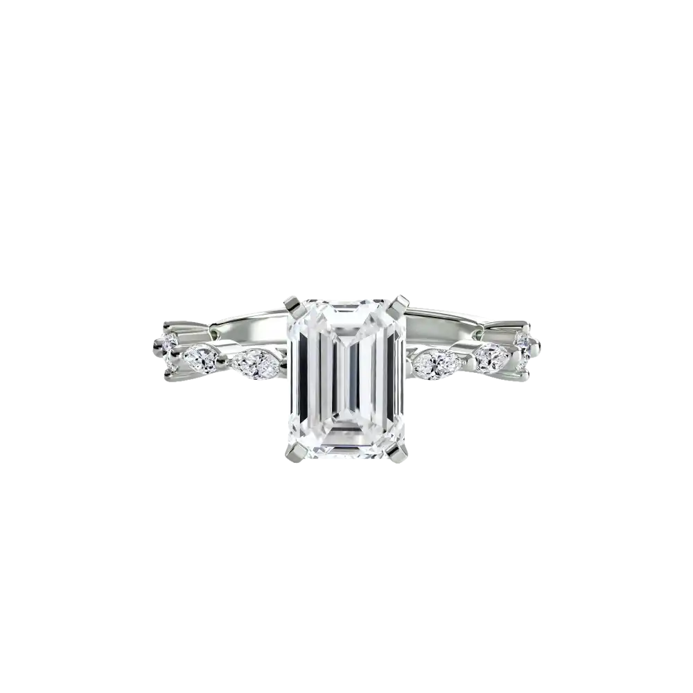 Solitaire with Eternity Pavé - setting
