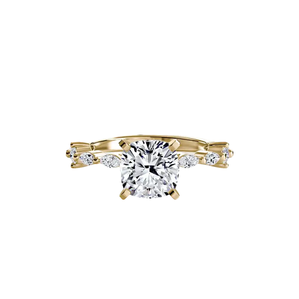Solitaire with Eternity Pavé - setting