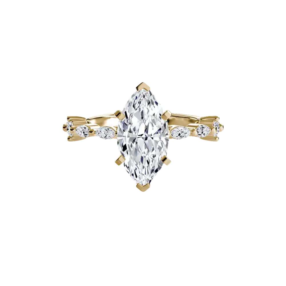 Solitaire with Eternity Pavé - setting