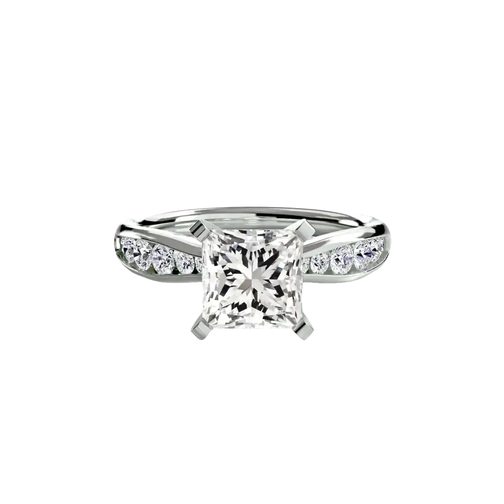 Solitaire with Pavé 3 - setting