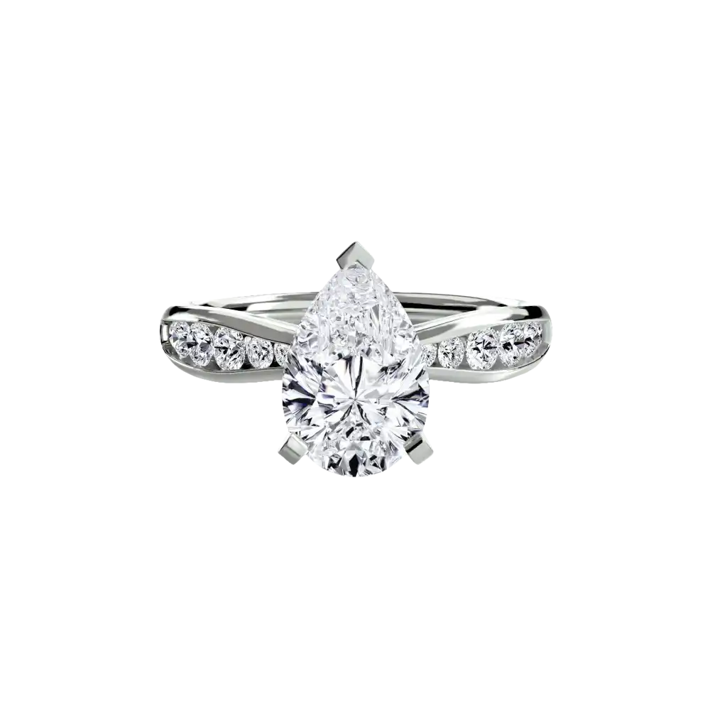 Solitaire with Pavé 3 - setting