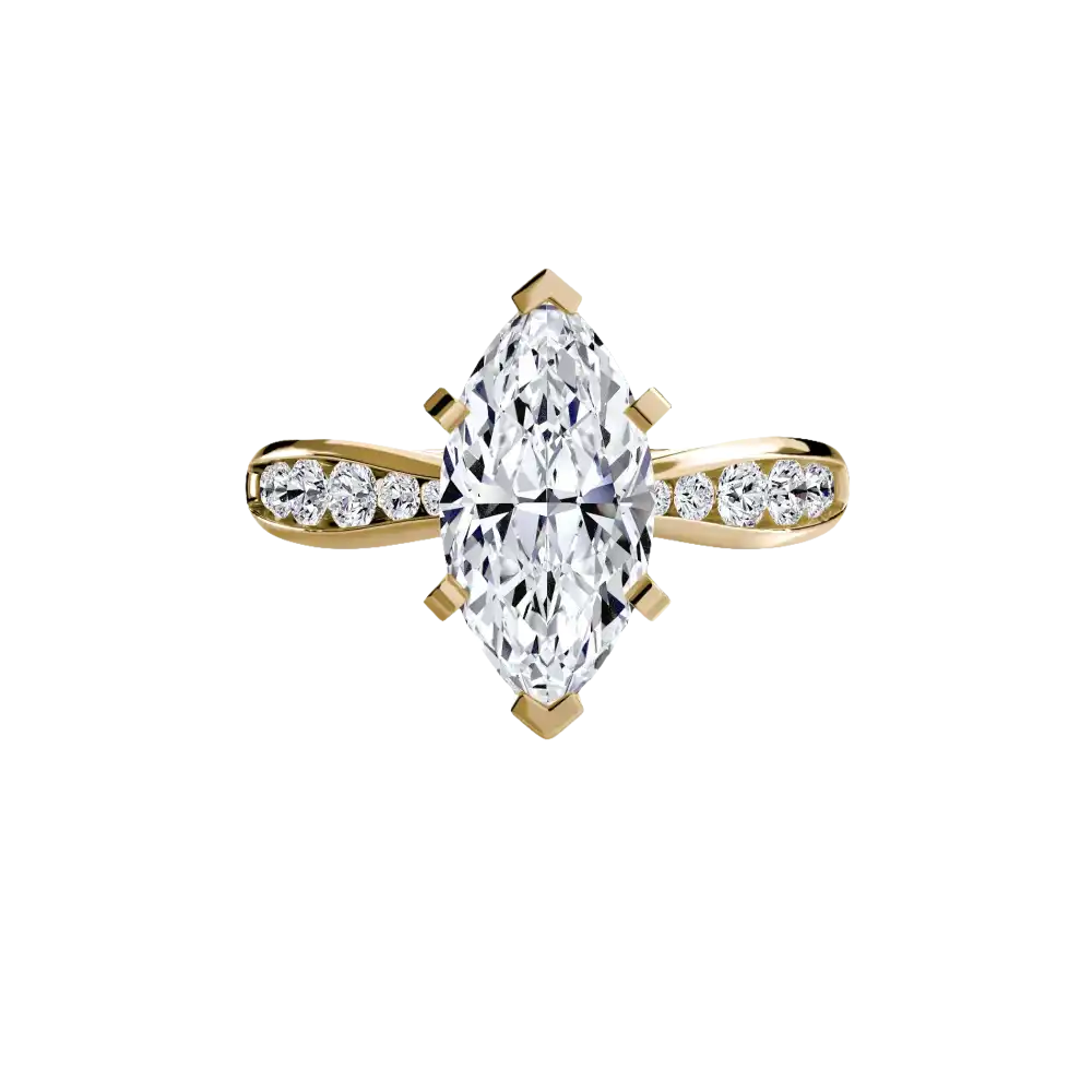 Solitaire with Pavé 3 - setting