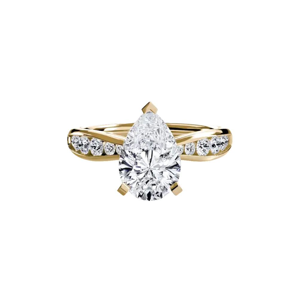 Solitaire with Pavé 3 - setting