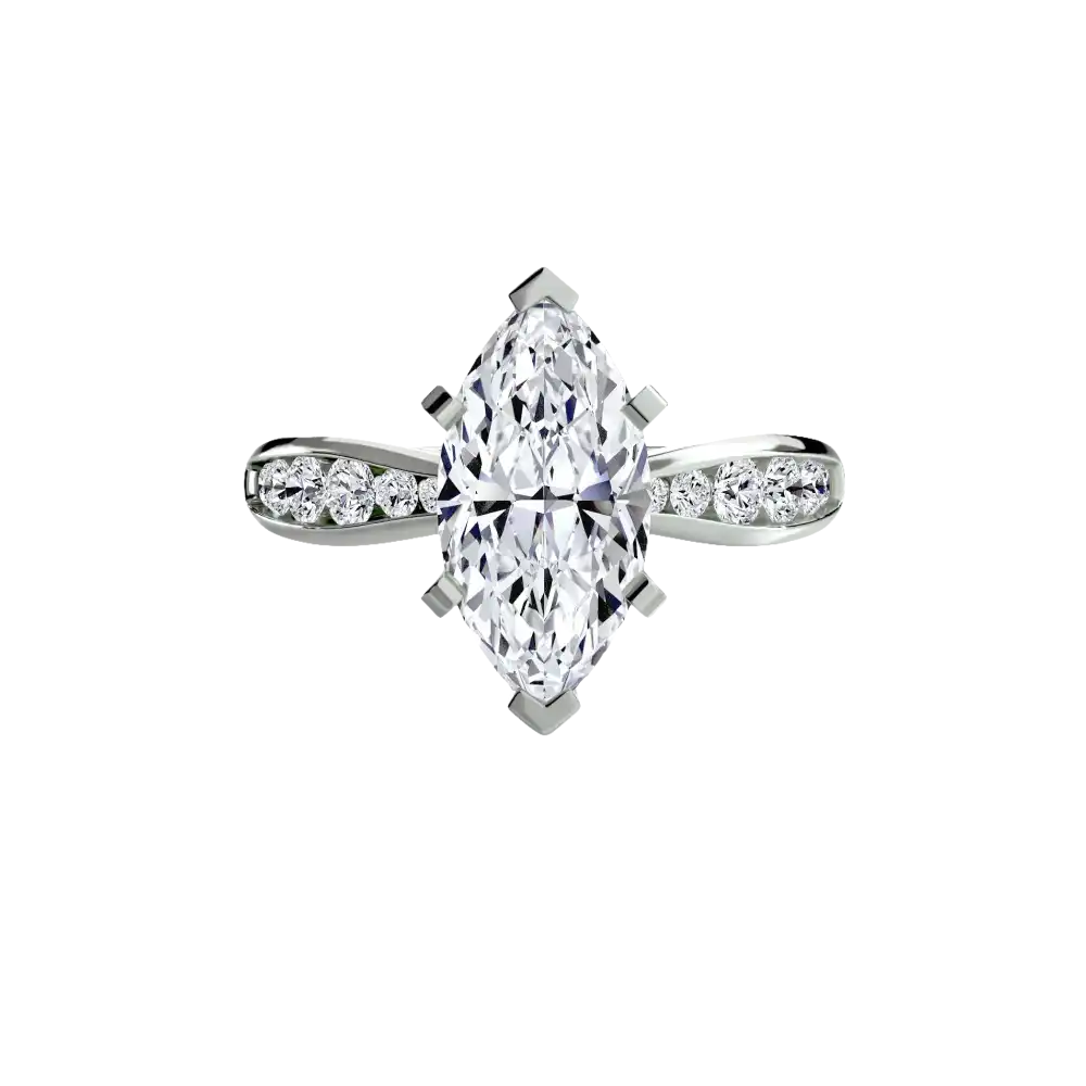 Solitaire with Pavé 3 - setting
