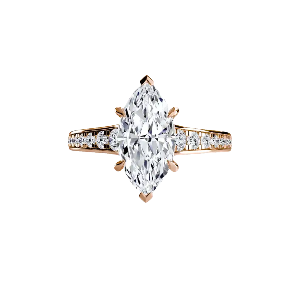 Solitaire with Pavé 7 - setting
