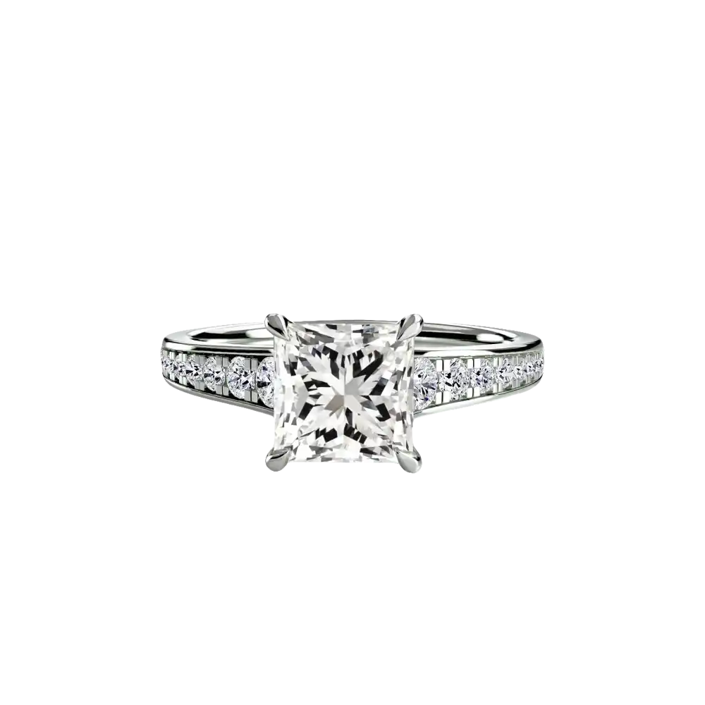 Solitaire with Pavé 7 - setting