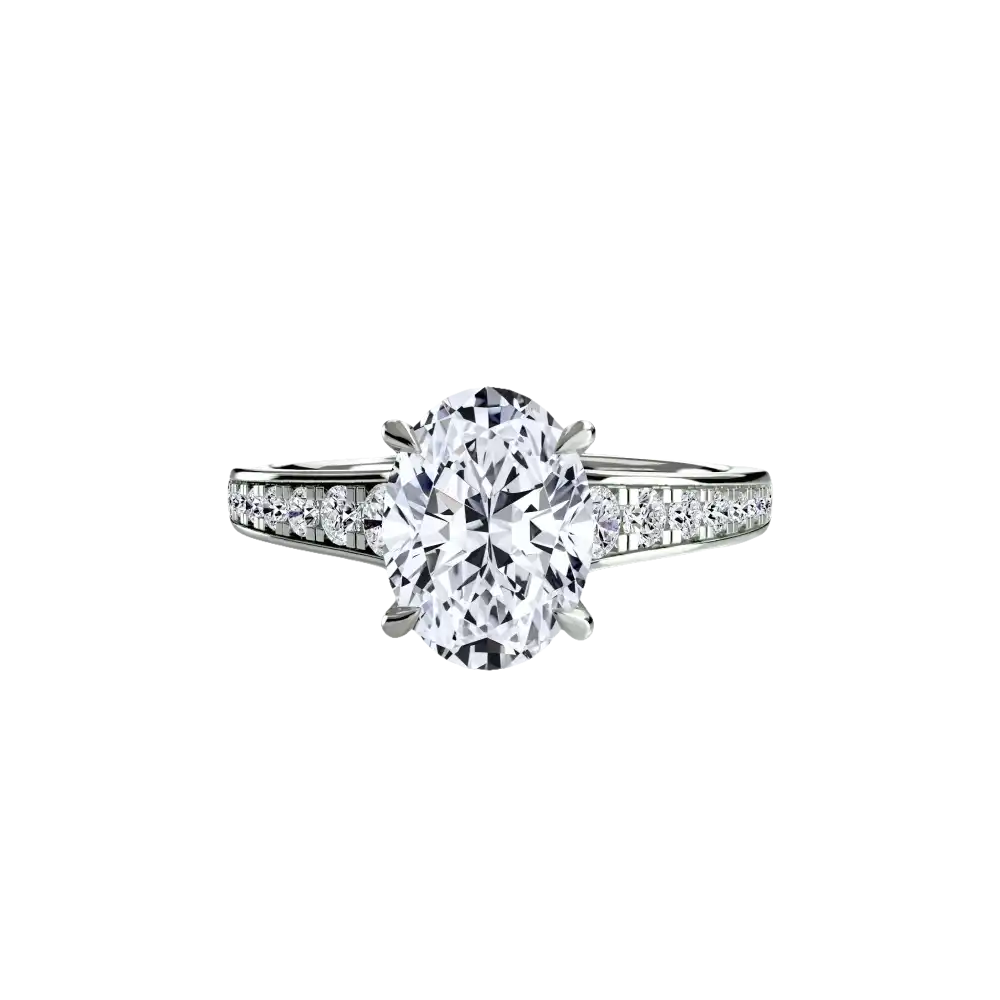 Solitaire with Pavé 7 - setting