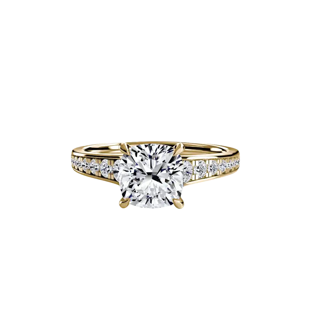 Solitaire with Pavé 7 - setting
