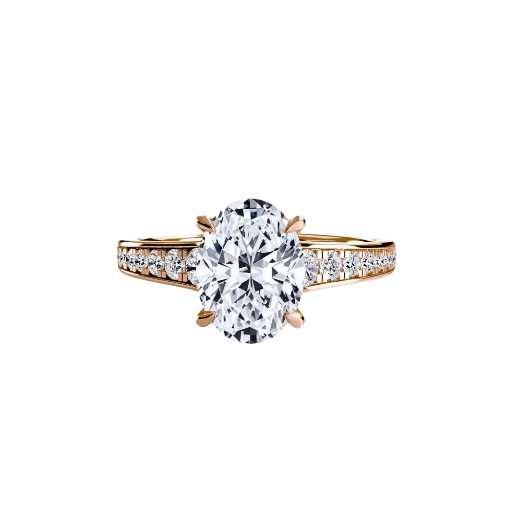 Solitaire with Pavé 7 - setting
