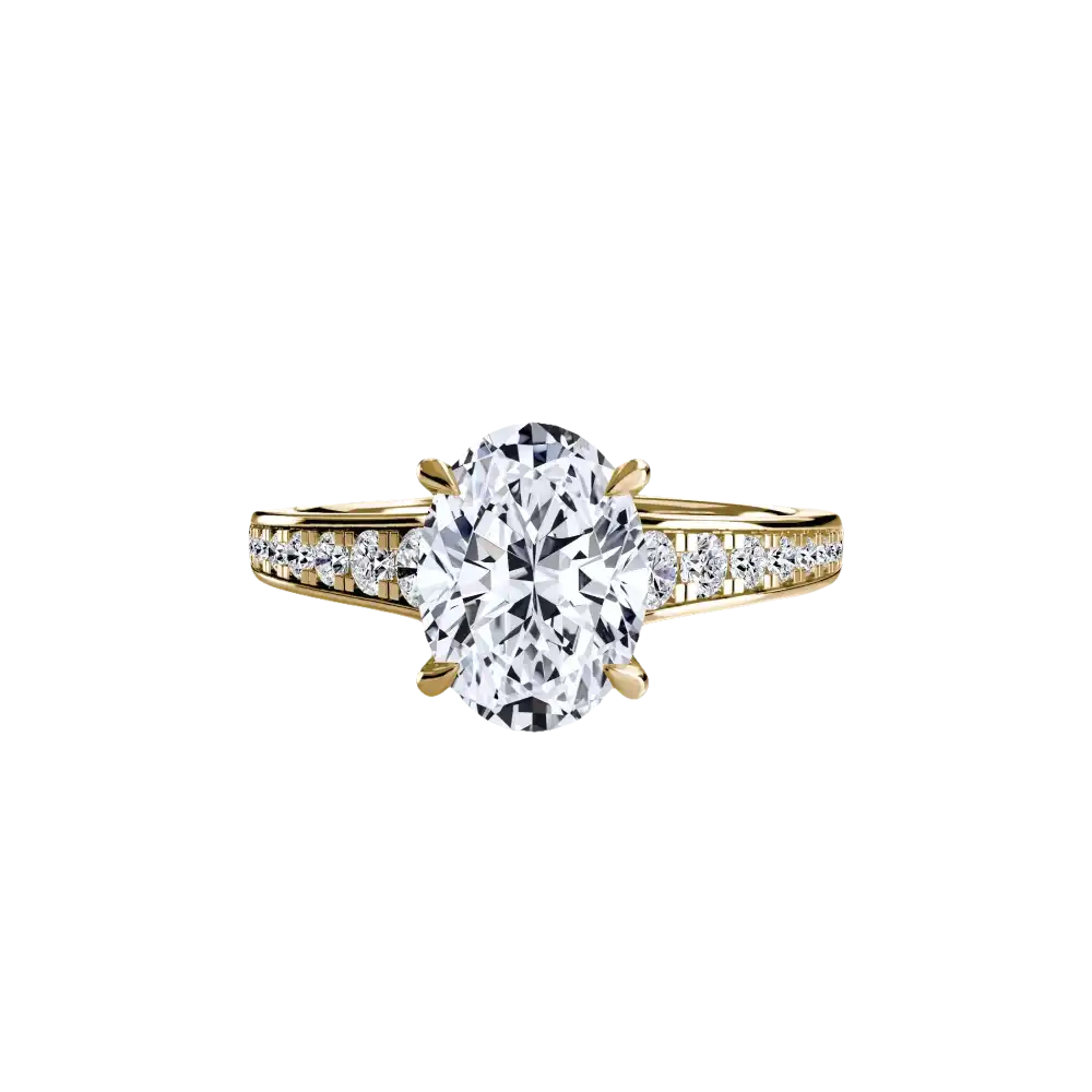 Solitaire with Pavé 7 - setting
