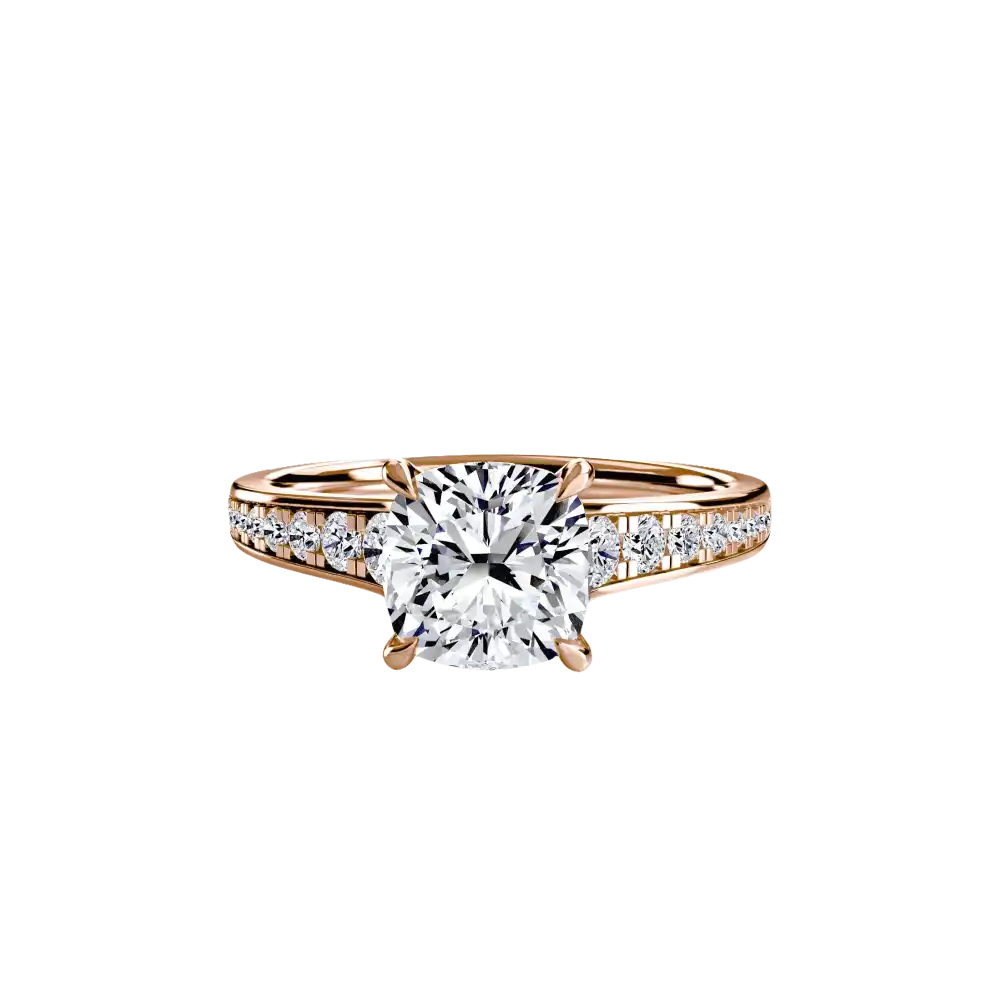 Solitaire with Pavé 7 - setting