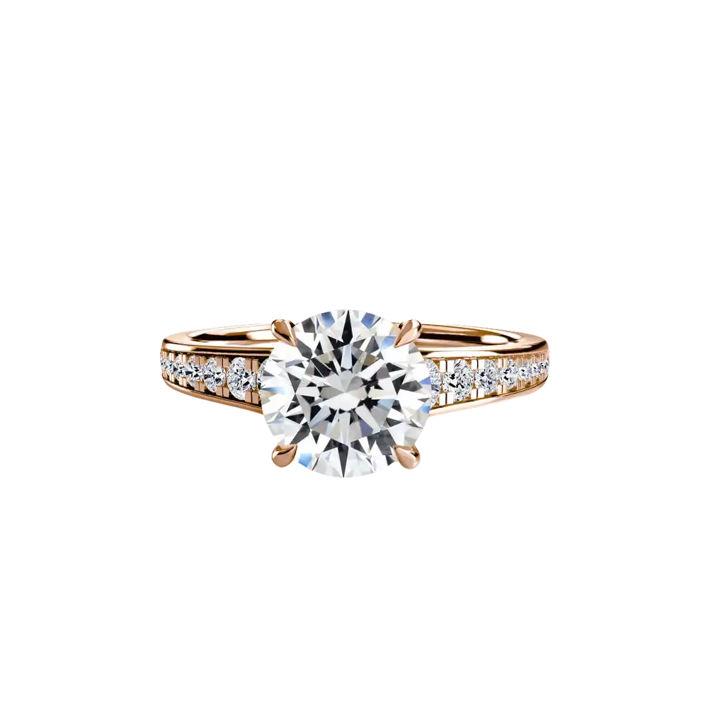 Solitaire with Pavé 7 - setting